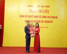 Đồng chí Lê Minh Đức được bổ nhiệm làm Bí thư Huyện ủy Thạch Thất