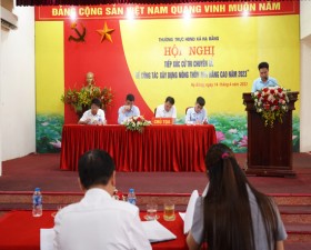 Hội đồng Nhân dân xã Hạ Bằng tiếp xúc cử tri chuyên đề