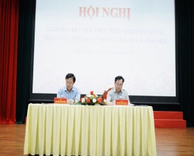 Huyện ủy Thạch Thất giao ban kết quả thực hiện nhiệm vụ quý I, triển khai nhiệm vụ trọng tâm quý II/2024