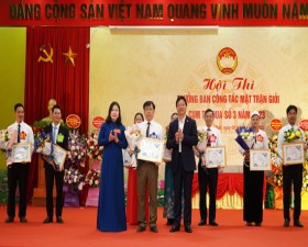 Cụm thi đua số 3 UB MTTQ huyện Thạch Thất tổ chức thành công Hội thi Trưởng ban công tác Mặt trận giỏi năm 2023