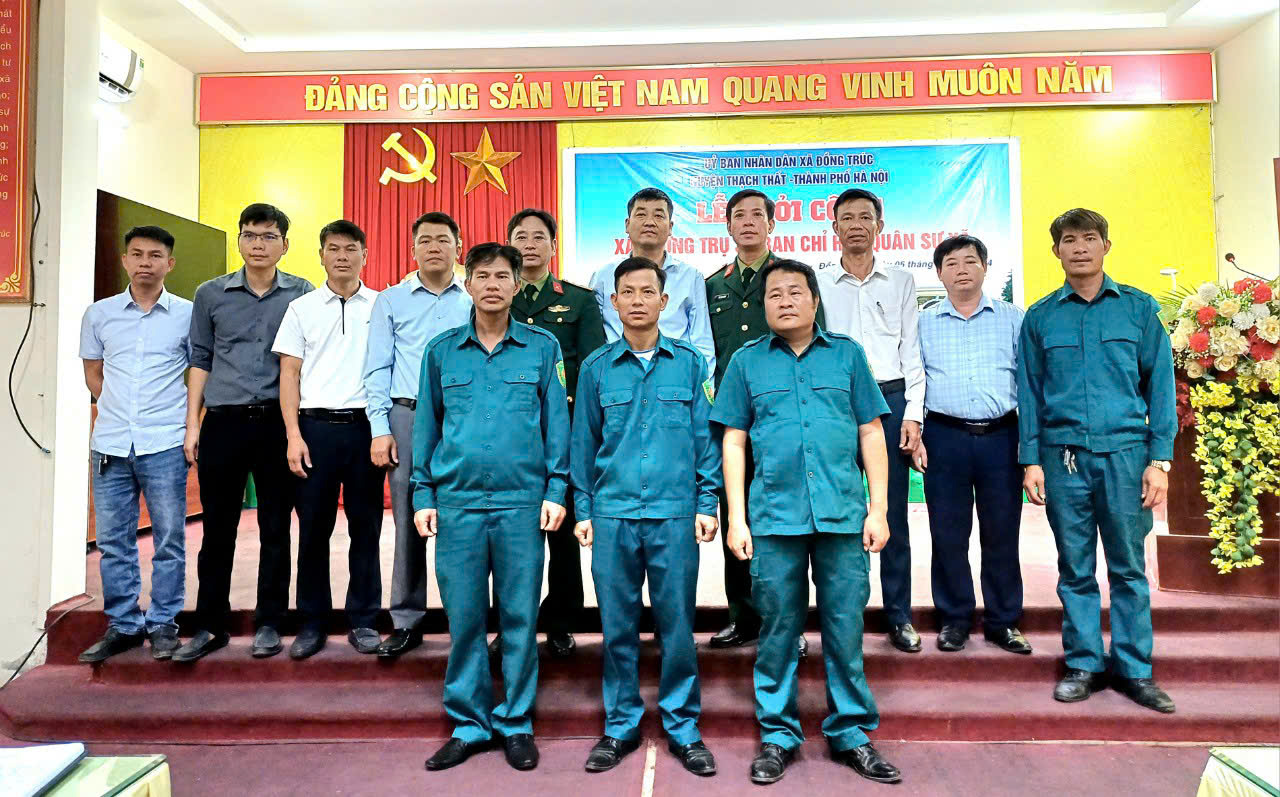 Đồng Trúc khởi công xây dựng trụ sở Ban Chỉ huy Quân sự xã