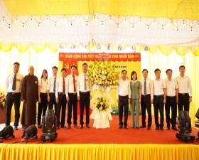 Trang nghiêm Lễ khánh thành chùa Cao- xã Hạ Bằng