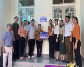 Hội LHPN huyện Thạch Thất khánh thành bàn giao Mái ấm tình thương năm 2023