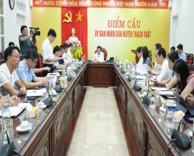 UBND huyện thảo luận kết quả nhiệm vụ phát triển Kinh tế- Xã hội 6 tháng đầu năm 2024