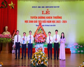 Thạch Thất tuyên dương, khen thưởng 501 học sinh tiêu biểu năm học 2023- 2024