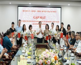 Thạch Thất: Gặp mặt các Nhà báo là con em Thạch Thất đang công tác tại các cơ quan thông tấn báo chí