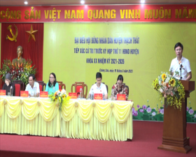 Các Tổ đại biểu HĐND huyện Thạch Thất tiếp xúc cử tri trước Kỳ họp thứ XI HĐND huyện khóa XX