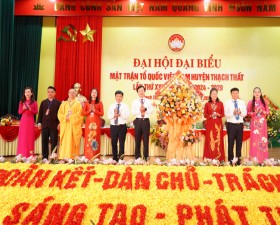 Đại hội đại biểu Ủy ban MTTQ Việt Nam huyện lần thứ 24, nhiệm kỳ 2024-2029 thành công tốt đẹp
