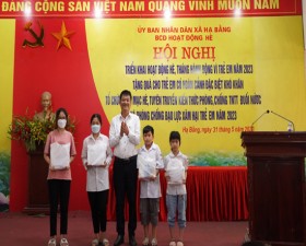 Xã Hạ Bằng: Phát động Tháng hành động vì trẻ em và khai mạc hoạt động hè năm 2023