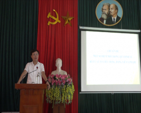 Khai giảng lớp bồi dưỡng nghiệp vụ công tác kiểm tra, giám sát và kỷ luật của đảng năm 2023