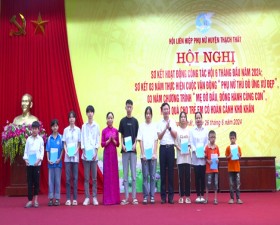 Hội LHPN huyện Thạch Thất sơ kết công tác Hội 6 tháng đầu năm 2024