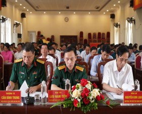 Thạch Thất: Sơ kết công tác quân sự, quốc phòng 6 tháng đầu năm 2023