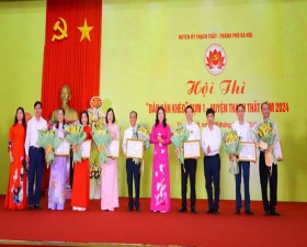 Thạch Thất sôi nổi Hội thi “Dân vận khéo” cấp Cụm năm 2024