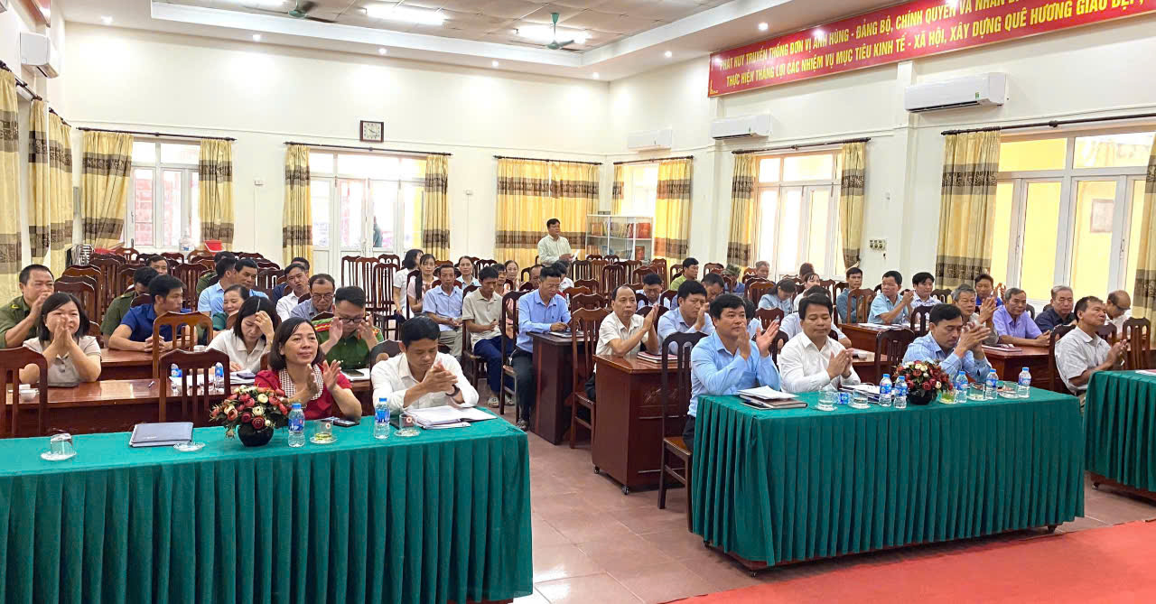 Xã Lại Thượng đánh giá kết quả thực hiện nhiệm vụ 9 tháng đầu năm