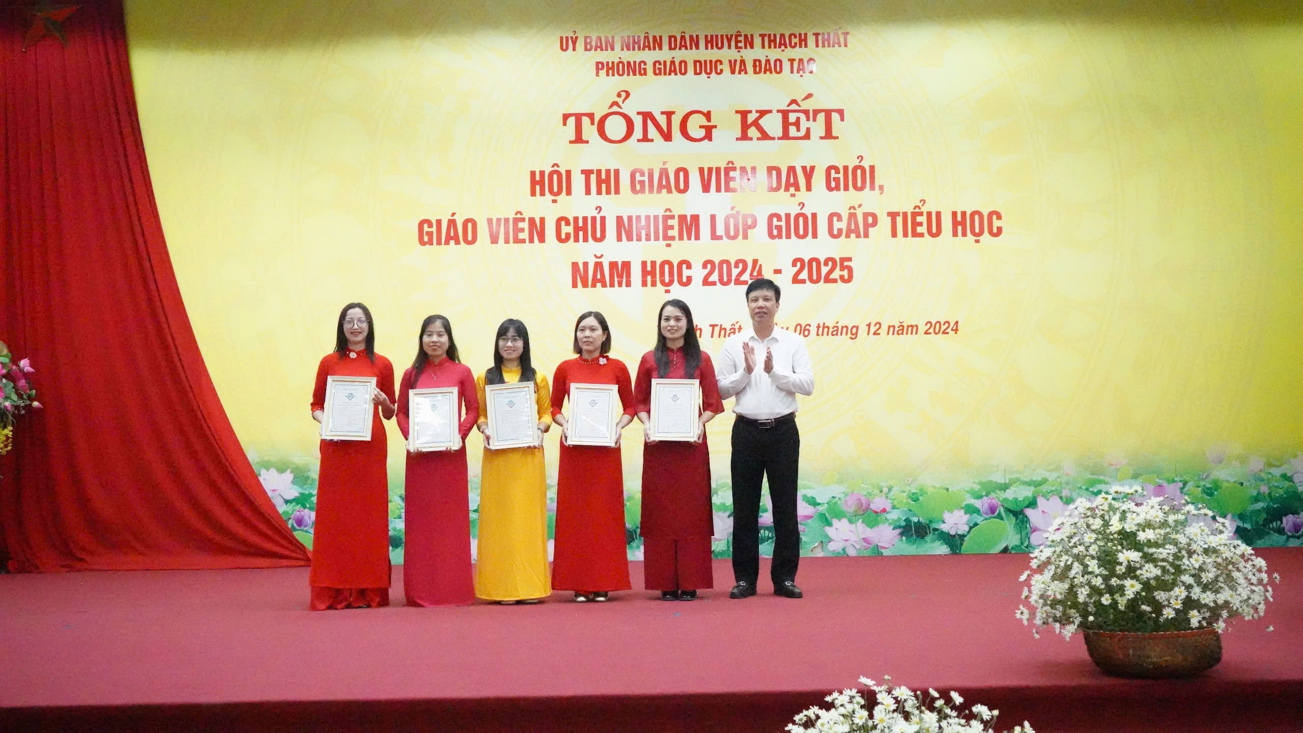 PHÒNG GIÁO DỤC VÀ ĐÀO TẠO HUYỆN THẠCH THẤT  TỔNG KẾT HỘI THI GIÁO VIÊN DẠY GIỎI, GIÁO VIÊN CHỦ NHIỆM GIỎI CẤP TIỂU HỌC