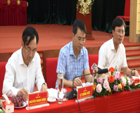 Thường trực Huyện ủy làm việc với Đảng ủy xã Dị Nậu về kết quả thực hiện nhiệm vụ 6 tháng đầu năm 2023