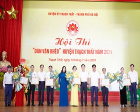 Tưng bừng Hội thi Dân vận khéo huyện Thạch Thất năm 2024