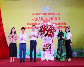 Giao lưu Câu lạc bộ phòng, chống mua bán người tại huyện Thạch Thất