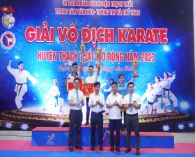 Giải vô địch Karate-do huyện Thạch Thất mở rộng năm 2023