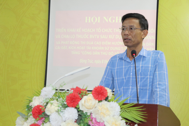 Xã Đồng Trúc phát động đợt thi đua cao điểm cài đặt ứng dụng iHanoi