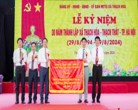 Thạch Hòa: Long trọng kỷ niệm 30 năm ngày thành lập xã