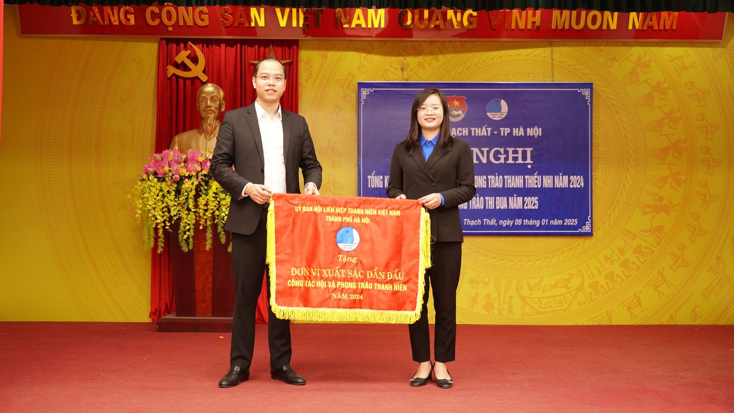 Huyện đoàn Thạch Thất hoàn thành xuất sắc công tác Đoàn, Hội và phong trào thanh thiếu nhi năm 2024