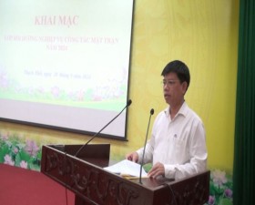 Thạch Thất tập huấn nghiệp vụ công tác Mặt trận năm 2024