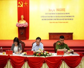 Thạch Thất: Sơ kết 9 tháng triển khai thực hiện Đề án 06 của Chính phủ