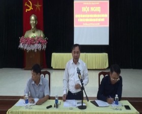 Đồng chí Chủ tịch UBND huyện làm việc tại xã Hữu Bằng về công tác phòng chống sốt xuất huyết 