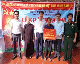 Thạch Thất: Khánh thành, bàn giao nhà Đại đoàn kết tại xã Hương Ngải