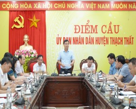 Thạch Thất chủ động phương châm “4 tại chỗ” ứng phó với bão số 3 ở mức cao nhất