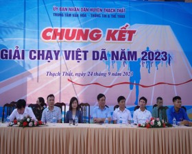 Hơn 300 vận động viên tham gia chung kết Giải chạy việt dã huyện Thạch Thất năm 2023