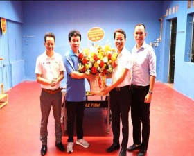 Câu lạc bộ bóng bàn xã Bình Phú ra mắt và khánh thành sân tập