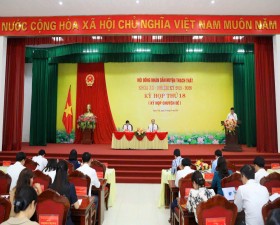 Kỳ họp thứ 18 HĐND huyện Thạch Thất khóa XX, nhiệm kỳ 2021- 2026