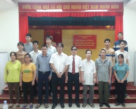 Hội Người mù Thạch Thất khai giảng lớp tẩm quất cơ bản cho người khiếm thị năm 2024