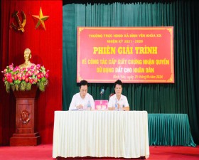 HĐND xã Bình Yên: Tháo gỡ những khó khăn trong công tác cấp giấy chứng nhận quyền sử dụng đất