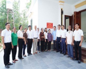 Khánh thành, bàn giao 6 nhà Đại đoàn kết tại xã Cần Kiệm