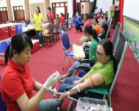 Thạch Thất: 560 đoàn viên, hội viên tham gia Ngày hội hiến máu tình nguyện "Giọt hồng thu" năm 2024