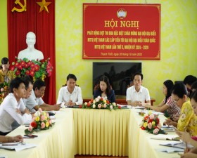 UB MTTQ huyện phát động đợt thi đua đặc biệt chào mừng Đại hội đại biểu MTTQ Việt Nam các cấp tiến tới Đại hội Đại biểu toàn quốc MTTQ Việt Nam lần thứ X, nhiệm kỳ 2024- 2029
