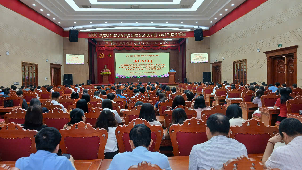 Thạch Thất định hướng nội dung viết bài Cuộc thi viết chính luận về bảo vệ nền tảng tư tưởng của Đảng lần thứ năm, năm 2025
