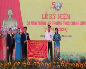 Trường THCS Chàng Sơn kỷ niệm 50 năm ngày thành lập
