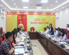 Sở Lao động- Thương binh và Xã hội Hà Nội kiểm tra phòng chống xâm hại trẻ em tại huyện Thạch Thất