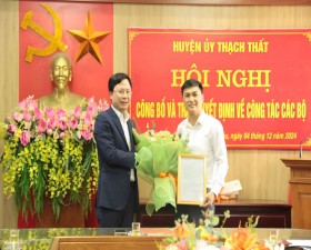 Xã Hữu Bằng có Bí thư Đảng ủy mới