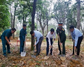 Đồng Trúc khởi công xây dựng trụ sở Ban Chỉ huy Quân sự xã