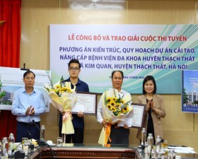 Lễ công bố và trao giải Cuộc thi tuyển phương án kiến trúc, quy hoạch dự án cải tạo, nâng cấp Bệnh viện Đa khoa huyện