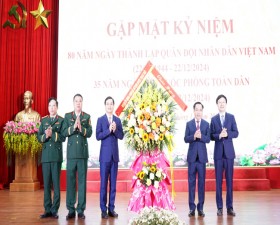 Thạch Thất gặp mặt kỷ niệm 80 năm ngày thành lập  QĐND Việt Nam