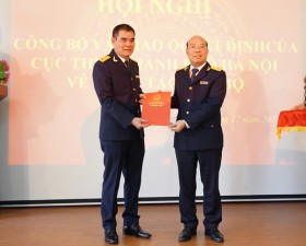 Đồng chí Lương Phú Sơn được bổ nhiệm giữ chức Chi cục trưởng Chi cục Thuế khu vực Thạch Thất- Quốc Oai