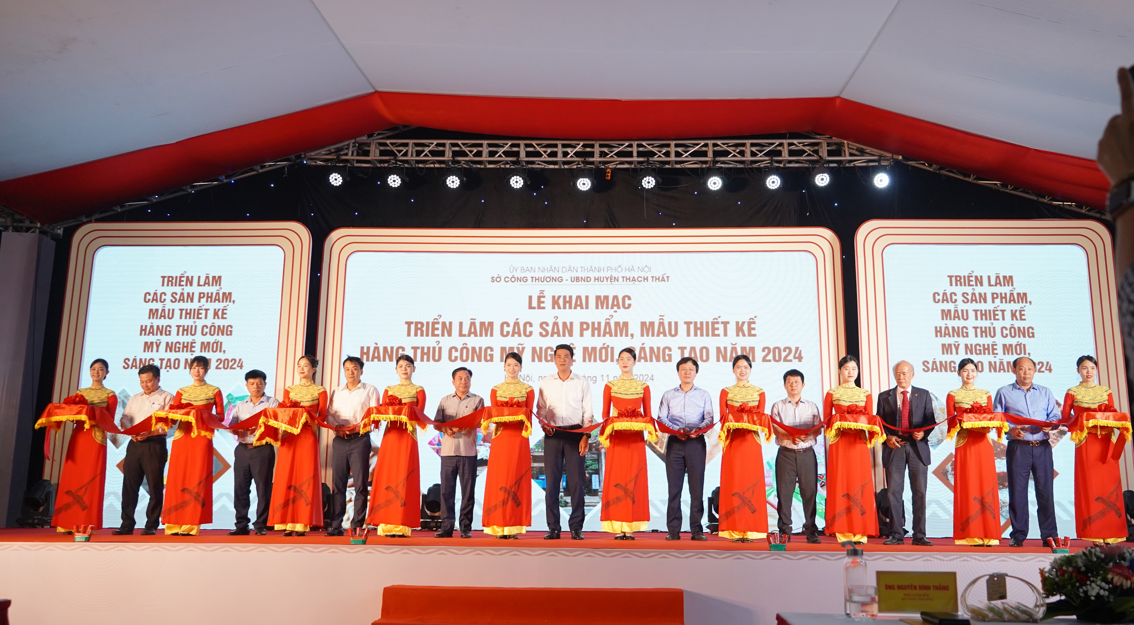 600 sản phẩm tham gia Triển lãm các sản phẩm, mẫu thiết kế hàng thủ công mỹ nghệ mới, sáng tạo huyện Thạch Thất – Thành phố Hà Nội năm 2024