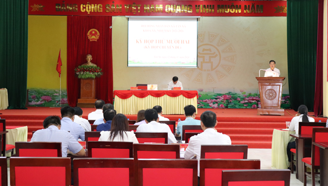  Kỳ họp Chuyên đề HĐND xã Tân Xã