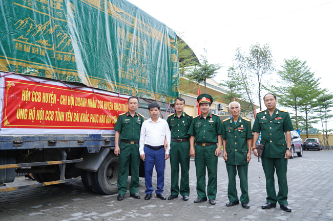 Hội Cựu chiến binh huyện hỗ trợ người dân tỉnh Yên Bái